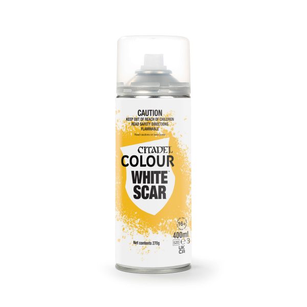 White Scar Paint Spray Spray: White Scar