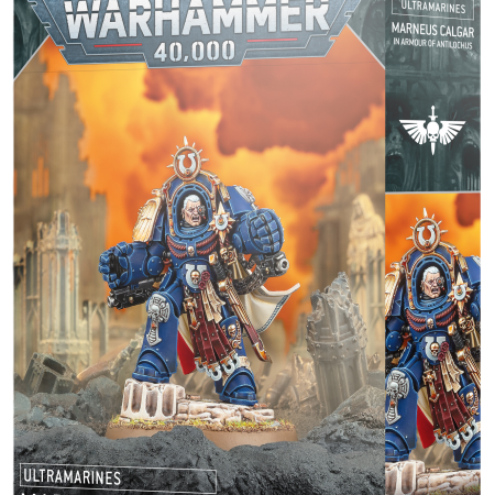 Ultramarines: Marneus Calgar in Armour Antilochus Ultramarines: Marneus Calgar in Armour of Antilochus