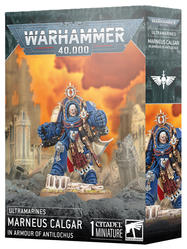 Ultramarines: Marneus Calgar in Armour Antilochus Ultramarines: Marneus Calgar in Armour of Antilochus
